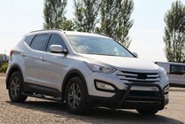 Hyundai Santa Fe 3 2012-2018 Frontbügel WT003 Schwarz (Edelstahl) Foto 4