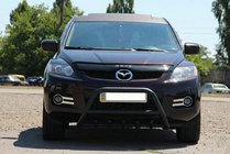 Mazda CX-7 2006-2012 Frontschutz WT003 Schwarz (Edelstahl) Foto 3
