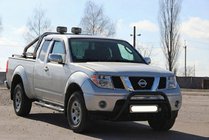 Nissan Navara 2006-2015 Frontbügel WT003 Schwarz Edelstahl Foto 1