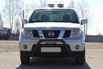 Nissan Pathfinder R51 2005-2014 Frontbügel WT003 Schwarz Edelstahl Foto 5