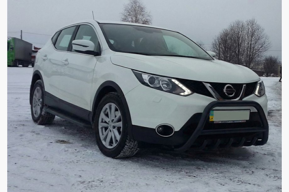 Nissan Qashqai 2014-2021 Frontbügel WT003 Schwarz Edelstahl Image