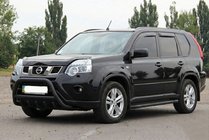 Nissan X-trail T31 2007-2014 Frontschutz WT003 Schwarz (Edelstahl) Foto 2