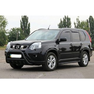 Frontschutz WT003 Schwarz (Edelstahl) Nissan X-trail T31 2007-2014 Foto 2