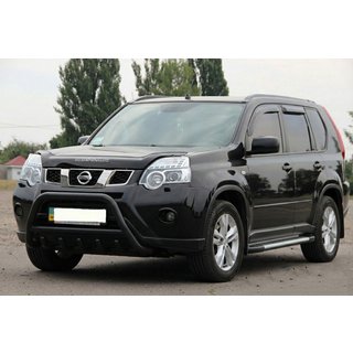 Frontschutz WT003 Schwarz (Edelstahl) Nissan X-trail T31 2007-2014 Foto 4