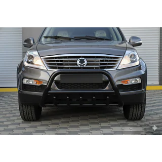 Frontbügel WT003 Schwarz Edelstahl SsangYong Rexton I 2001-2017 Foto 1