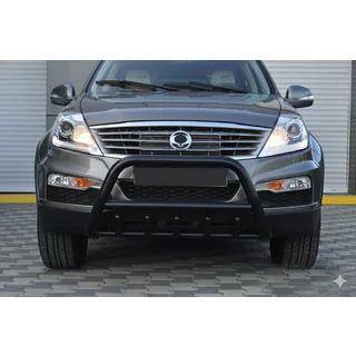 Frontbügel WT003 Schwarz Edelstahl SsangYong Rexton I 2001-2017 Foto 4
