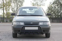 VAZ 2110-21115 1995-2015 Frontbügel WT003 Schwarz 60mm (Edelstahl) Foto 3