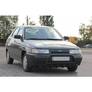 Frontbügel WT003 Schwarz 60mm (Edelstahl) VAZ 2110-21115 1995-2015 Foto 2