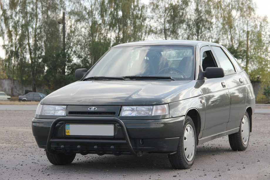 VAZ 2110-21115 1995-2015 Frontbügel WT003 Schwarz 60mm (Edelstahl) Image