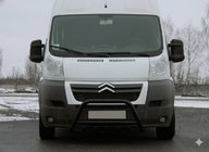 Citroen Jumper 2007-2025 Frontbügel WT003 Schwarz (Edelstahl) Foto 4