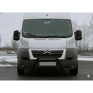Frontbügel WT003 Schwarz (Edelstahl) Peugeot Boxer 2006-2025 Foto 4
