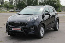 Kia Sportage 2015-2021 Frontbügel WT003 Schwarz Edelstahl Foto 5