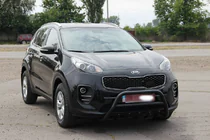 Kia Sportage 2015-2021 Frontbügel WT003 Schwarz Edelstahl Foto 3