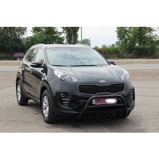 Frontbügel WT003 Schwarz Edelstahl Kia Sportage 2015-2021 Foto 3