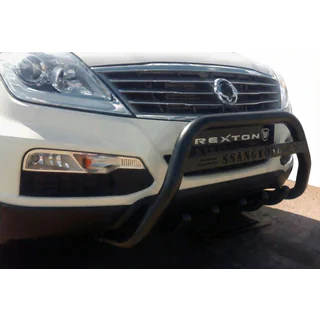 Frontbügel WT004 Schwarz (Edelstahl) SsangYong Rexton I 2001-2017 Foto 1