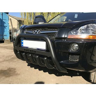 Frontbügel WT004 Schwarz (Edelstahl) Hyundai Tucson JM 2004- Foto 1