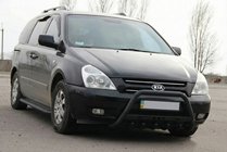 Kia Carnival 2002-2013 Frontbügel WT004 Schwarz (Edelstahl) Foto 2