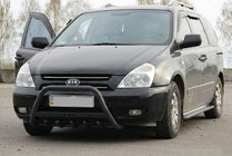Kia Carnival 2002-2013 Frontbügel WT004 Schwarz (Edelstahl) Foto 3