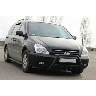 Frontbügel WT004 Schwarz (Edelstahl) Kia Carnival 2002-2013 Foto 2