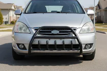 Kia Carens 1999-2012 Frontbügel WT003 Schwarz Edelstahl Foto 1