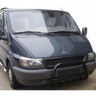 Frontbügel WT003 Schwarz (2000-2006, Edelstahl) Ford Transit 2000–2014 Foto 1