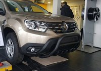 Dacia Duster 2018-2024 Frontbügel ohne Schriftzug WT003 Schwarz (Edelstahl) Foto 8