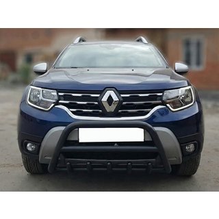 Frontbügel ohne Schriftzug WT003 Schwarz (Edelstahl) Dacia Duster 2018-2024 Foto 3