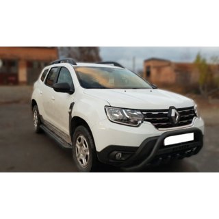 Frontbügel mit Aufschrift WT004 Schwarz (Edelstahl) Dacia Duster 2018-2024 Foto 4