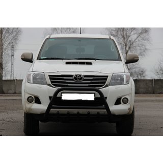 Frontbügel WT003 Schwarz Edelstahl Toyota Hilux 2006-2015 Foto 1