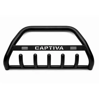 Frontbügel WT004 Schwarz (Edelstahl) Chevrolet Captiva 2006-2019 Foto 3