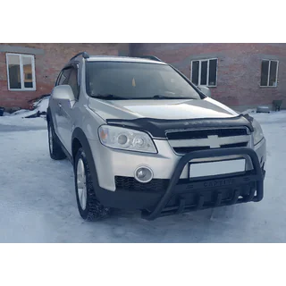 Frontbügel WT004 Schwarz (Edelstahl) Chevrolet Captiva 2006-2019 Foto 2