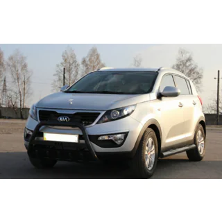 Frontbügel WT004 Schwarz (Edelstahl) Kia Sportage 2010-2015 Foto 1