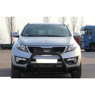 Frontbügel WT004 Schwarz (Edelstahl) Kia Sportage 2010-2015 Foto 2