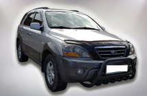 Kia Sorento I BL 2002-2009 Frontbügel WT004 Schwarz (Edelstahl) Foto 1