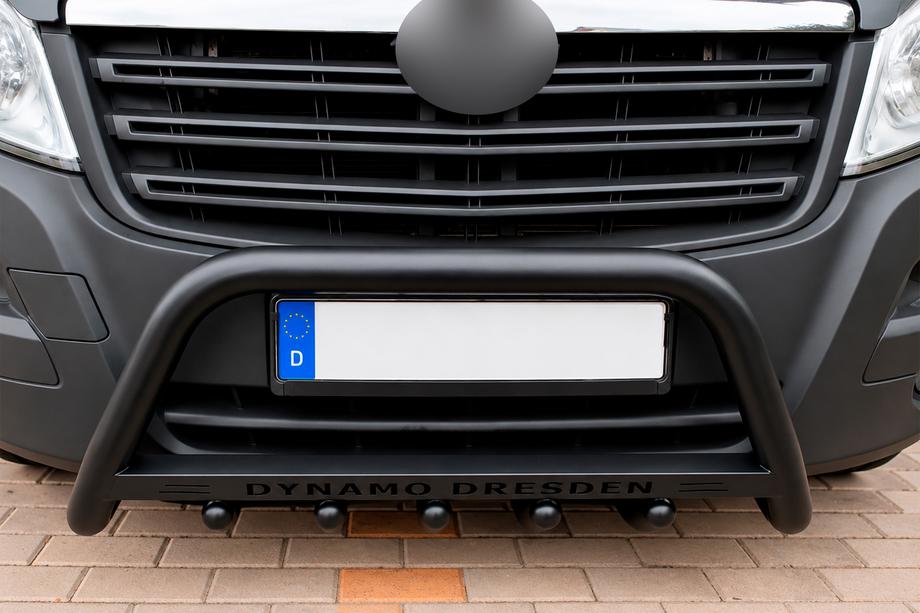 Fiat Ducato 2006-2025 Frontbügel WT004 Schwarz (Edelstahl) Image