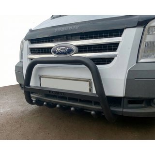 Frontbügel WT004 Schwarz (Edelstahl) Ford Transit 2000–2014 Foto 1