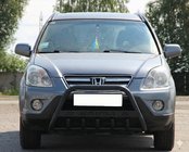 Honda CRV 2001-2006 Frontbügel WT004 Schwarz (Edelstahl) Foto 1