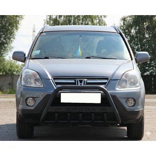 Frontbügel WT004 Schwarz (Edelstahl) Honda CRV 2001-2006 Foto 1