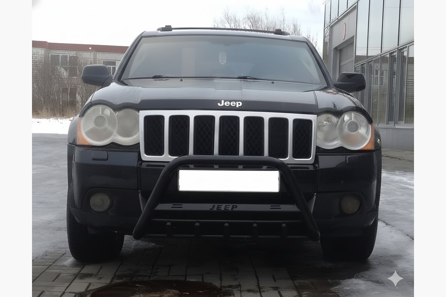Jeep Grand Cherokee WK 2004-2010 Frontbügel WT004 Schwarz (Edelstahl) Image