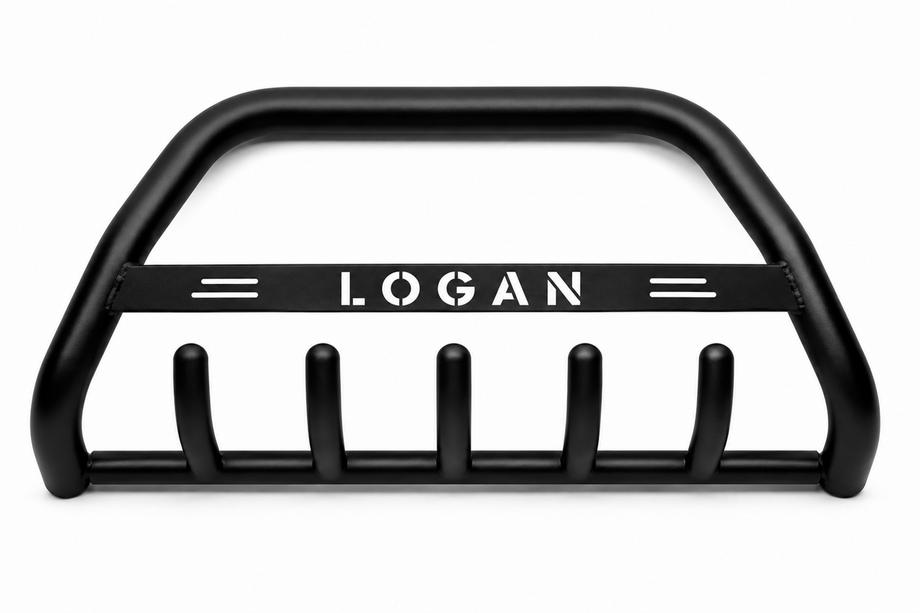 Renault Logan MCV 2013-2022 Frontbügel WT004 Schwarz (Edelstahl) Image