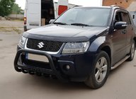 Suzuki Grand Vitara 2005-2017 Frontbügel WT004 Schwarz (Edelstahl) Foto 1