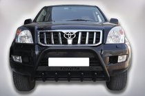 Toyota Land Cruiser Prado 120 2002-2009 Frontbügel WT004 Schwarz (Edelstahl) Foto 1
