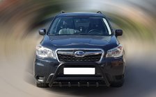 Subaru Forester 2013-2018 Frontbügel WT003 Schwarz Edelstahl Foto 4