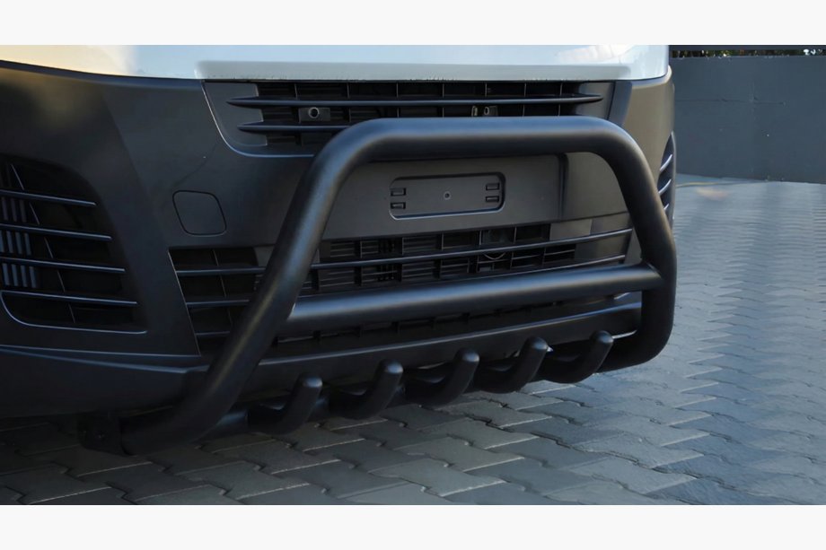 Opel Vivaro 2019- Frontbügel WT003 Schwarz Edelstahl Image