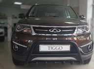 Chery Tiggo 5 2013- Frontbügel WT003 Schwarz Edelstahl Foto 1