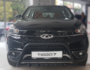 Chery Tiggo 7 2016-2019 Frontbügel WT003 Schwarz Edelstahl Foto 1