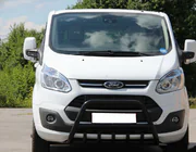 Ford Custom 2013-2022 Frontbügel WT003 Schwarz Edelstahl Foto 3