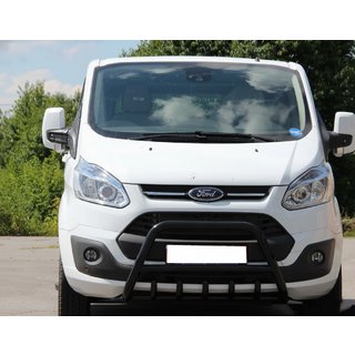 Frontbügel WT003 Schwarz Edelstahl Ford Custom 2013-2022 Foto 3