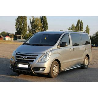 Frontbügel WT003 Schwarz Edelstahl Hyundai H300, H1, Starex 2008-2020 Foto 3