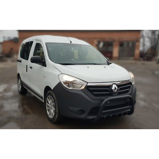 Frontbügel WT003 Schwarz Edelstahl Dacia Lodgy 2012-2022 Foto 1